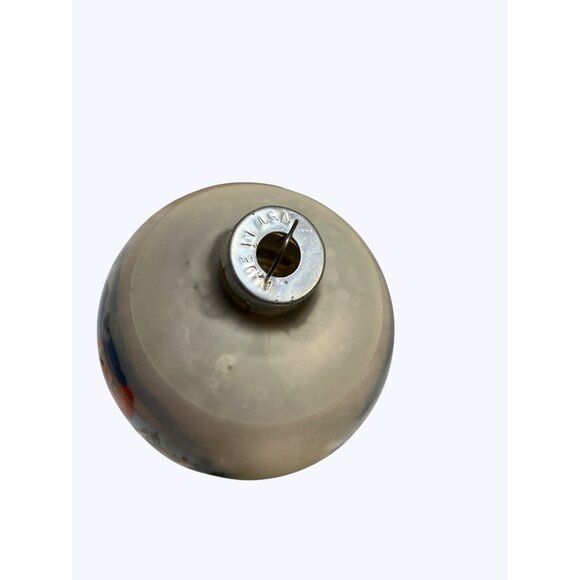 Corning Glass Works Christmas Ornaments Set Of 6 With  Winter Scenes - Picture 3 of 13